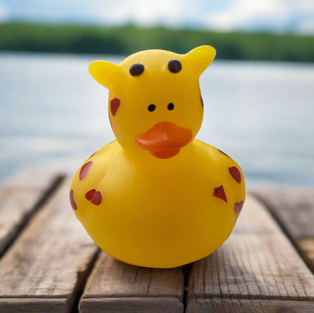 Giraffe Rubber Duck Duck of the Month