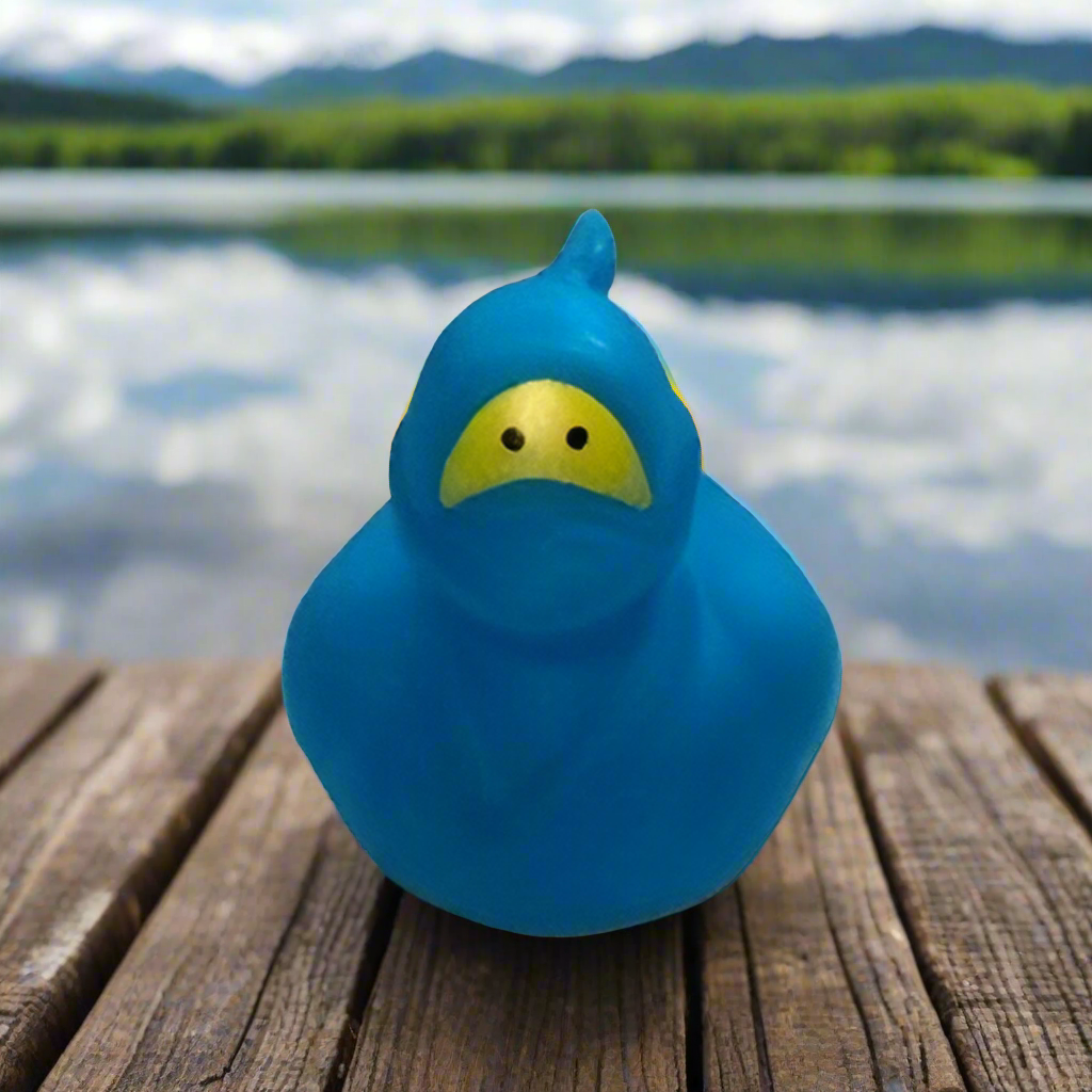Ninja Assassin Blue Rubber Duck