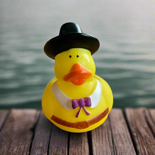 Thanksgiving Pilgrim Man Rubber Duck