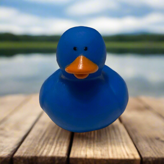 All Blue Rubber Duck