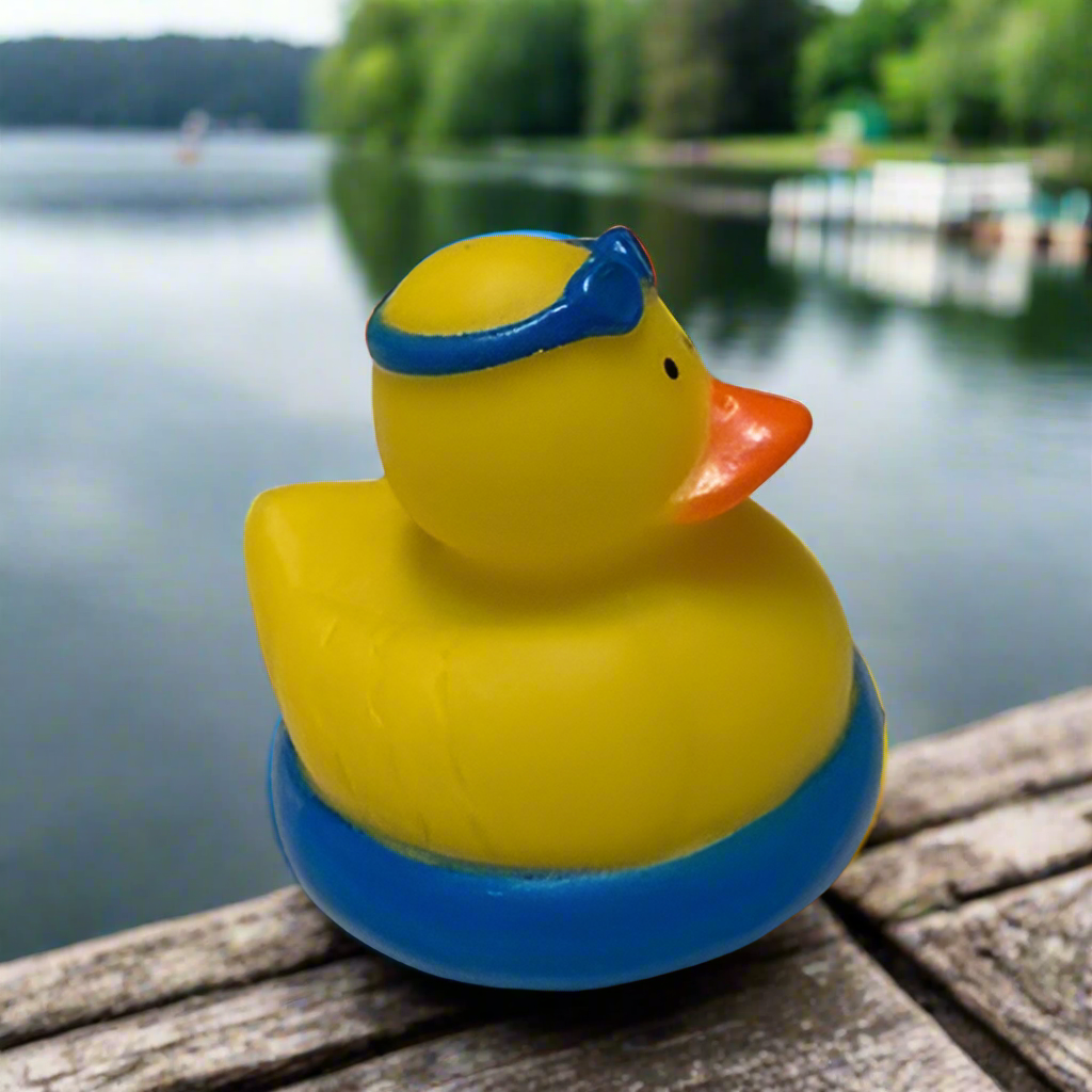 Inner Tube Blue Rubber Duck