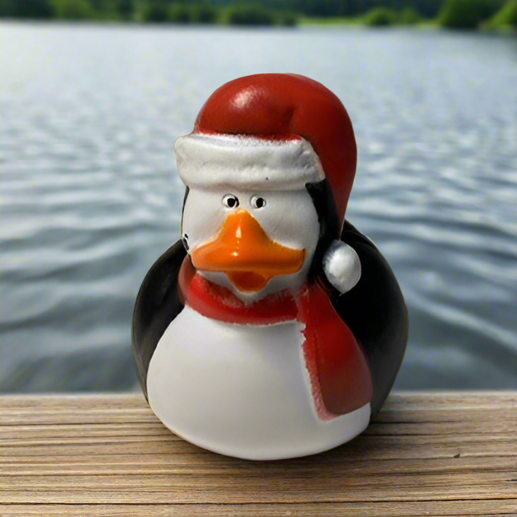 Penguin Red Rubber Duck