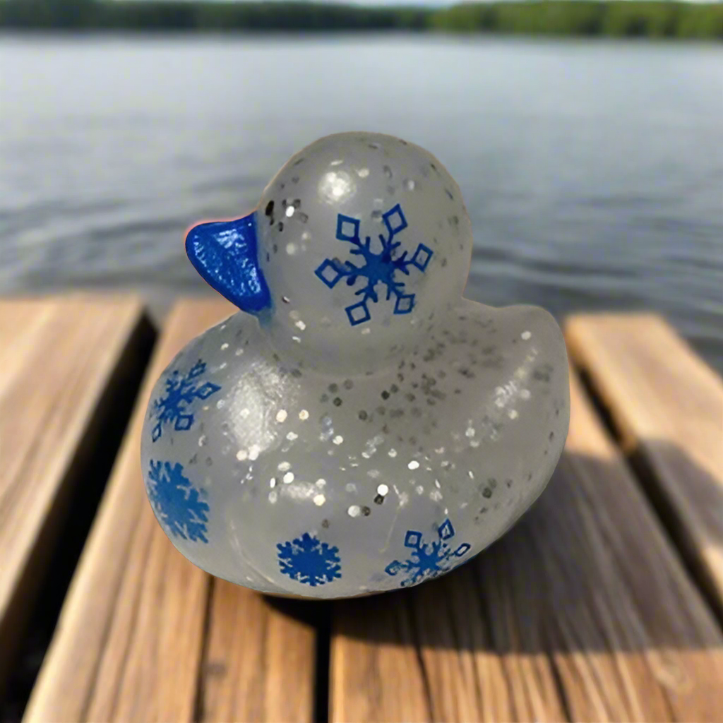 Snowflake Rubber Duck