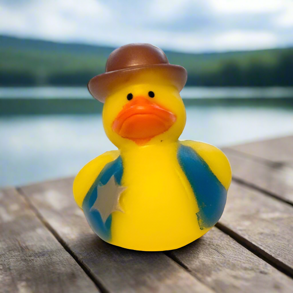 Cowboy Wyatt Earp Rubber Duck