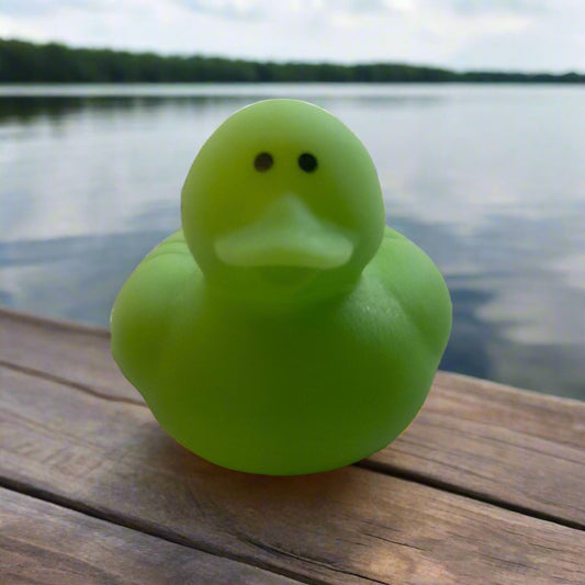 Just Green Rubber Duck