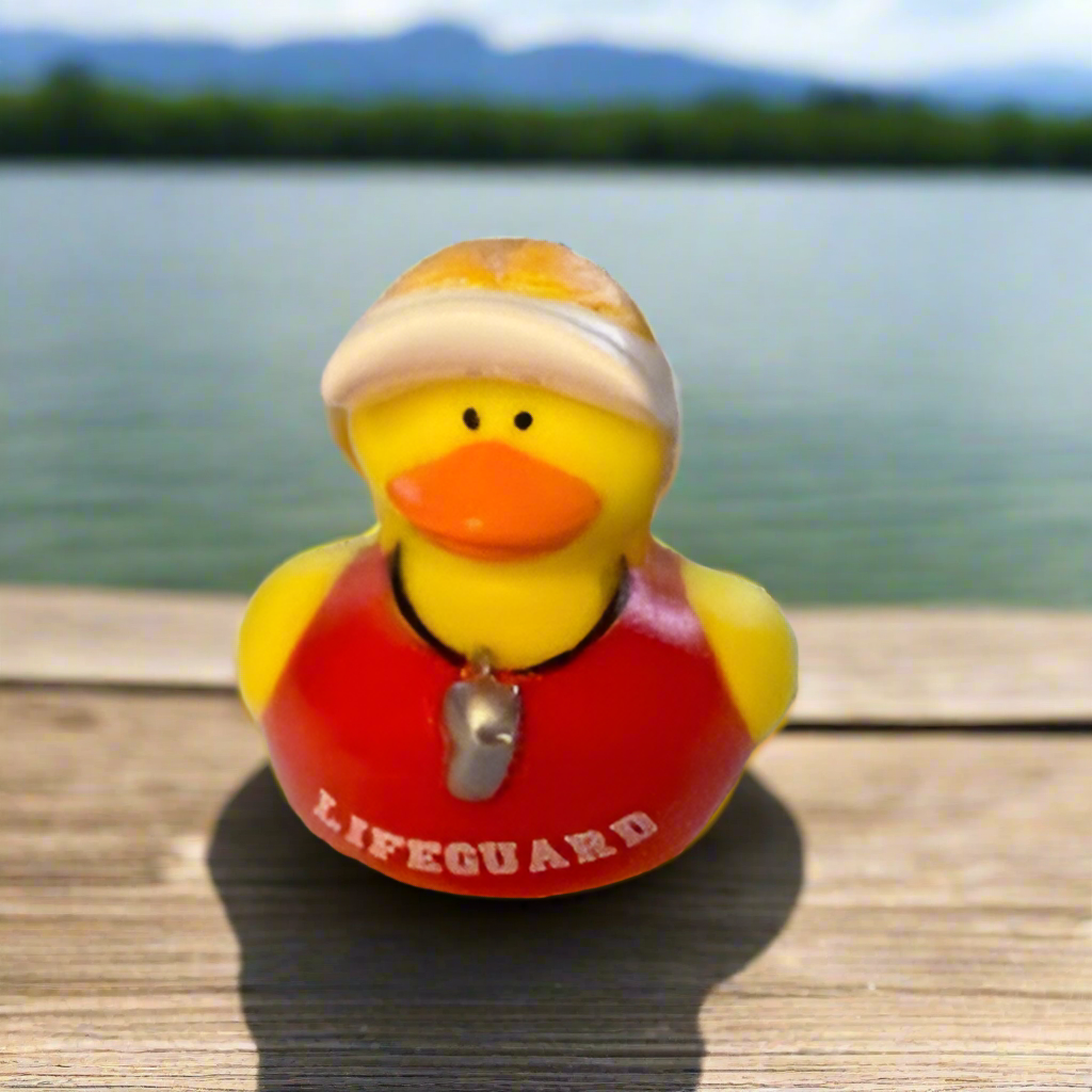 Lifeguard Girl Rubber Duck