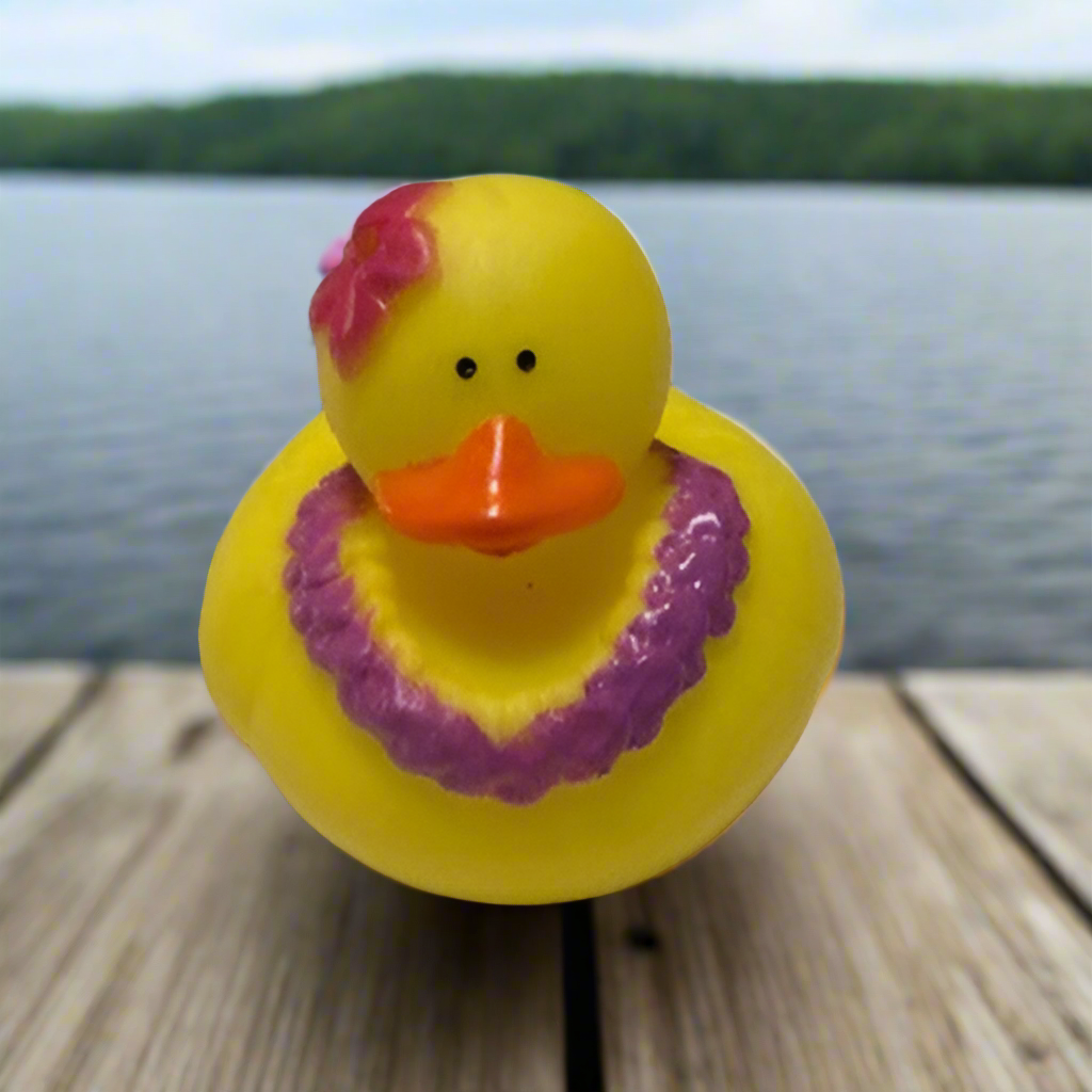 Hawaiian Hula Rubber Duck