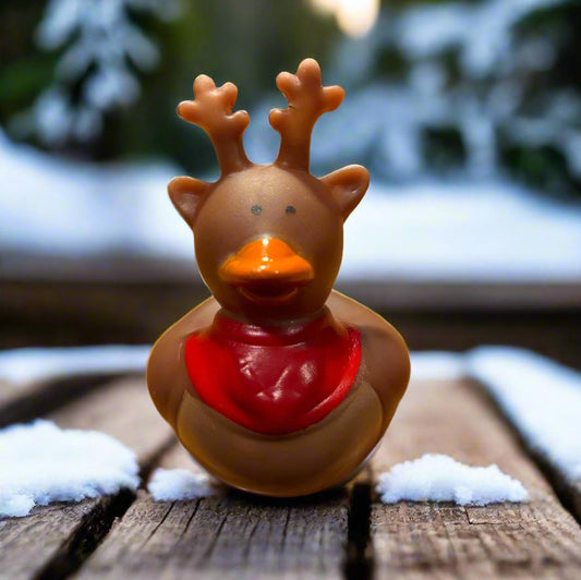 Christmas Reindeer Rubber Duck