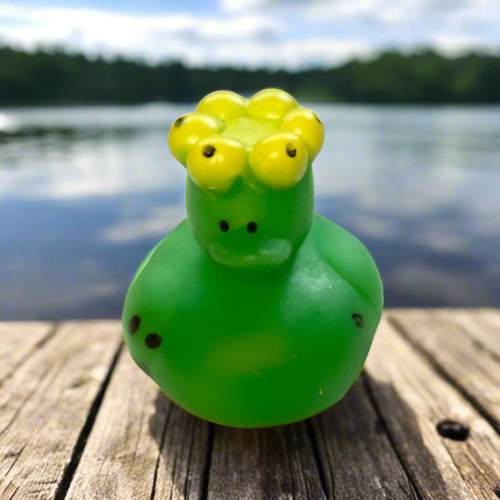 Monster Eyeball Head Rubber Duck