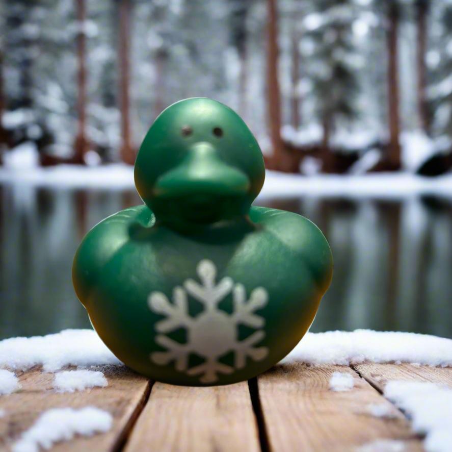 Christmas All Green Rubber Duck