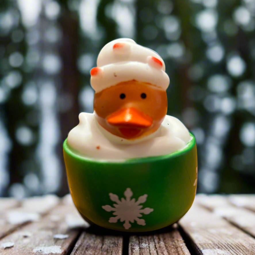 Hot Chocolate Green Rubber Duck