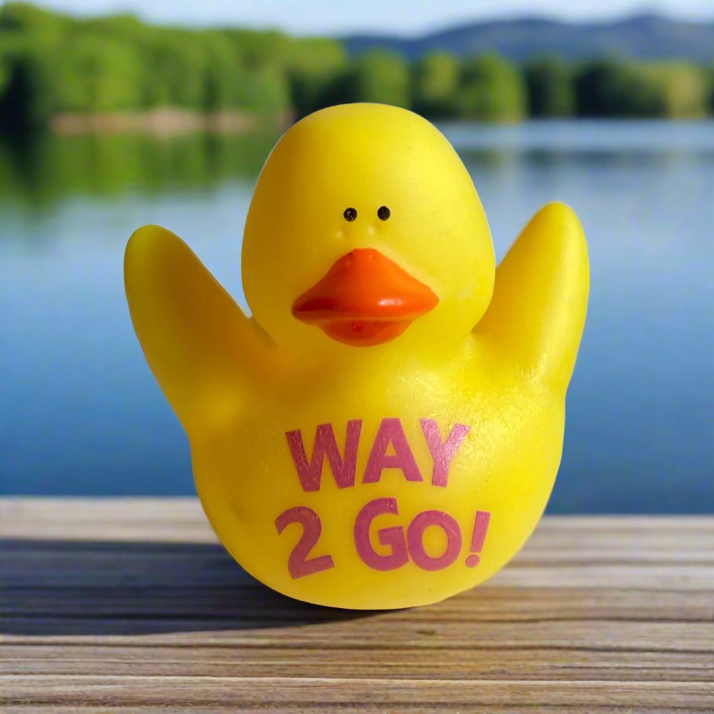 Motivational Way 2 Go Rubber Duck