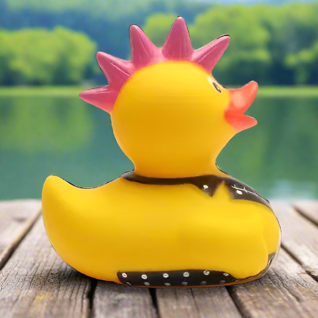 Punk Rock Rubber Ducky