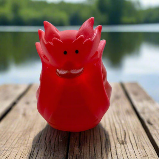 Dragon Fire Rubber Duck