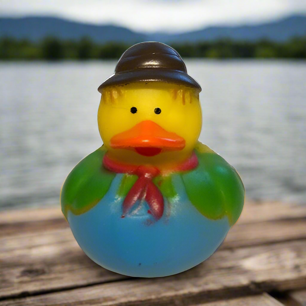 Scarecrow Green Rubber Duck