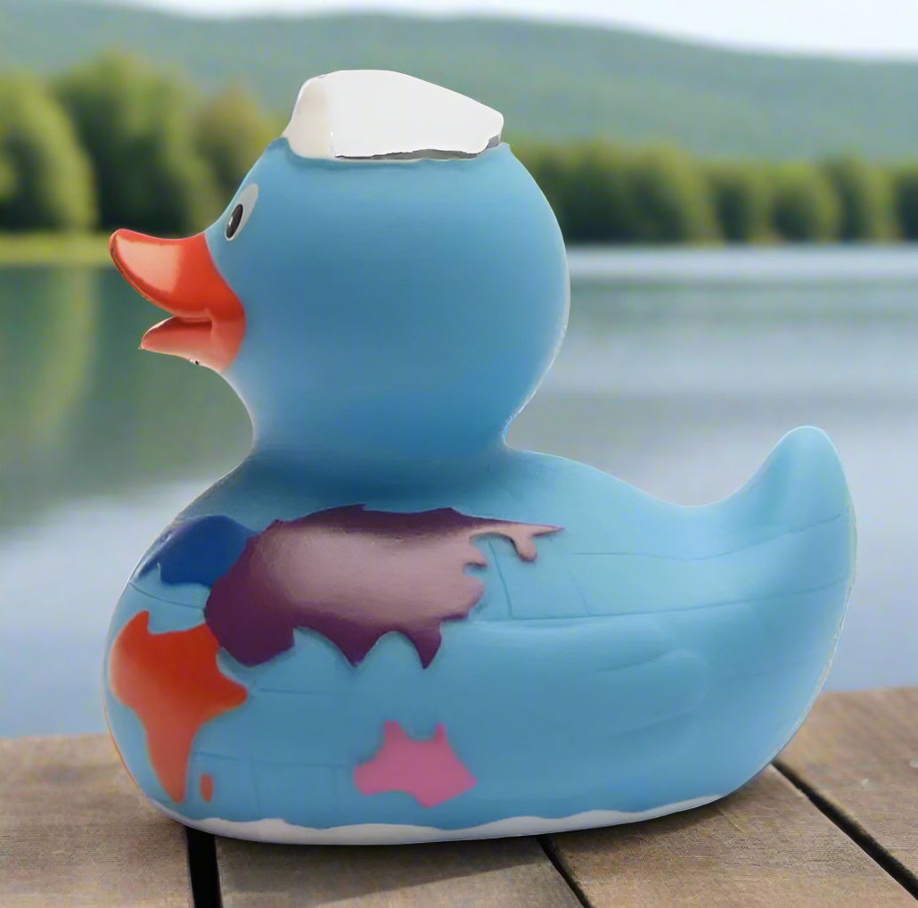 Planet Earth Rubber Ducky