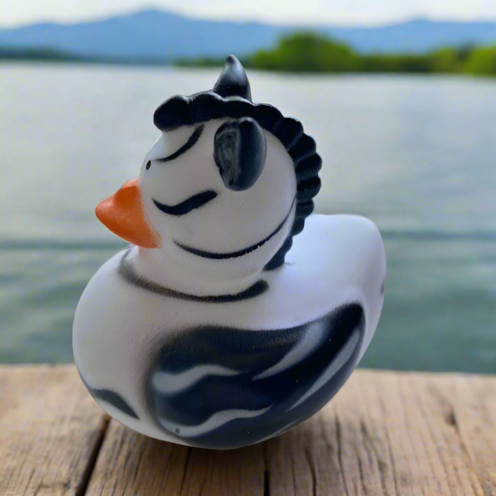 Zebra Rubber Duck