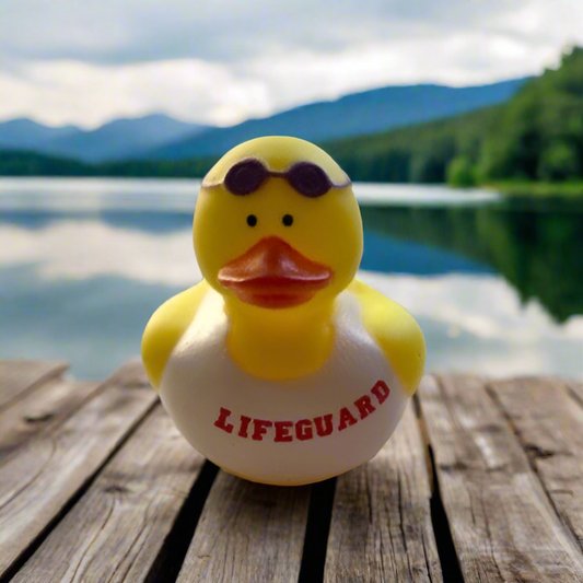 Lifeguard Boy Rubber Duck