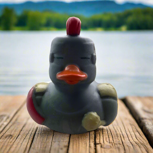 Red Feather Knight Rubber Duck