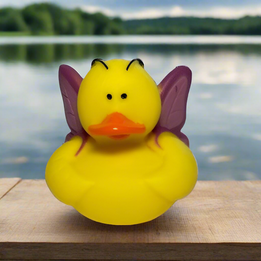 Butterfly Purple Rubber Duck