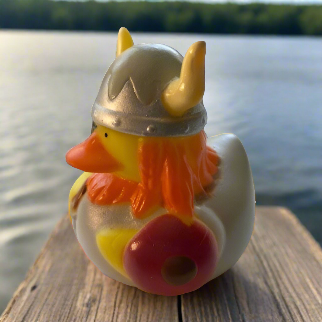 Big Red Viking Rubber Duck