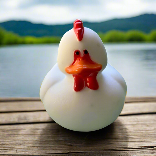 Cock-a-doodle Rubber Duck