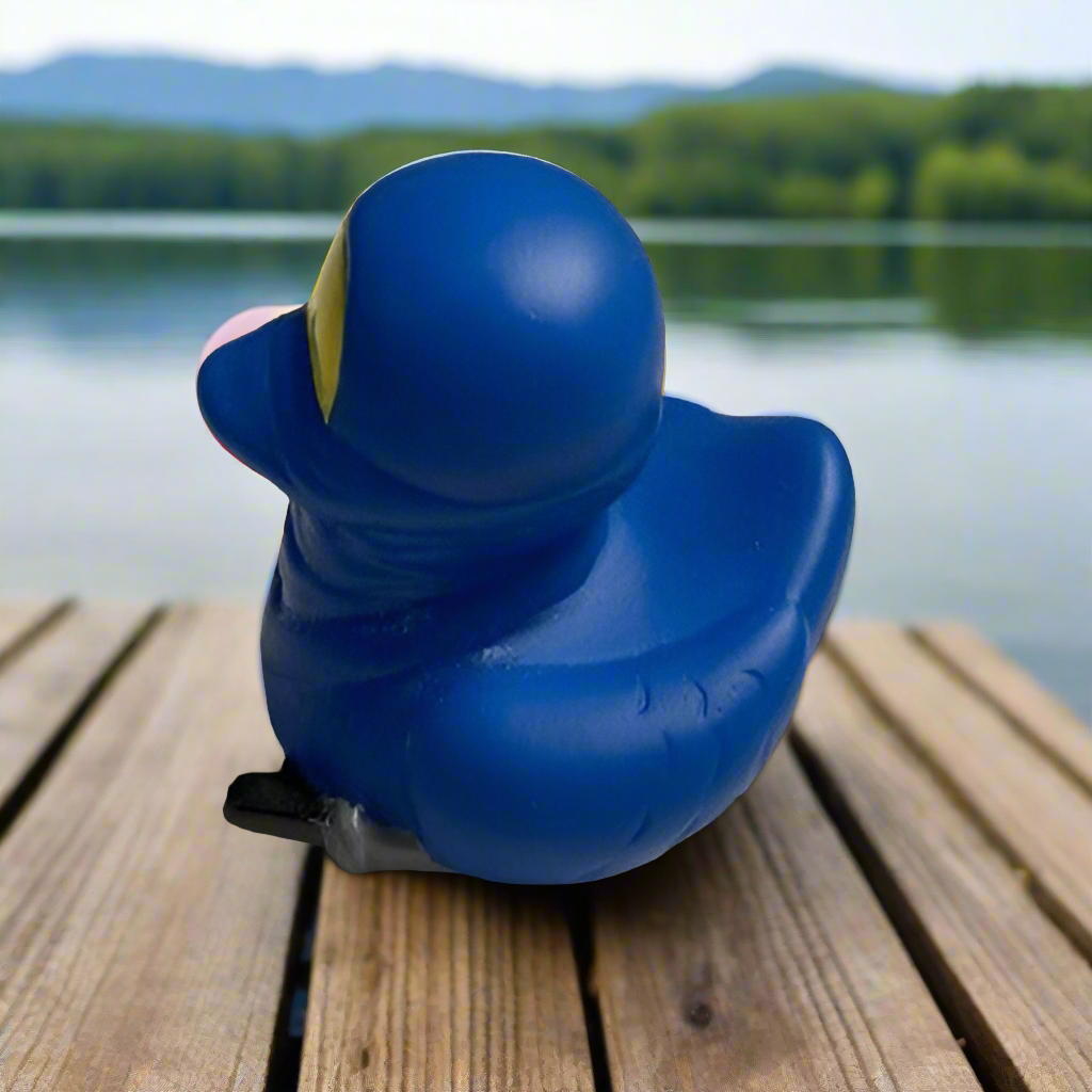 Ninja Blue Rubber Duck