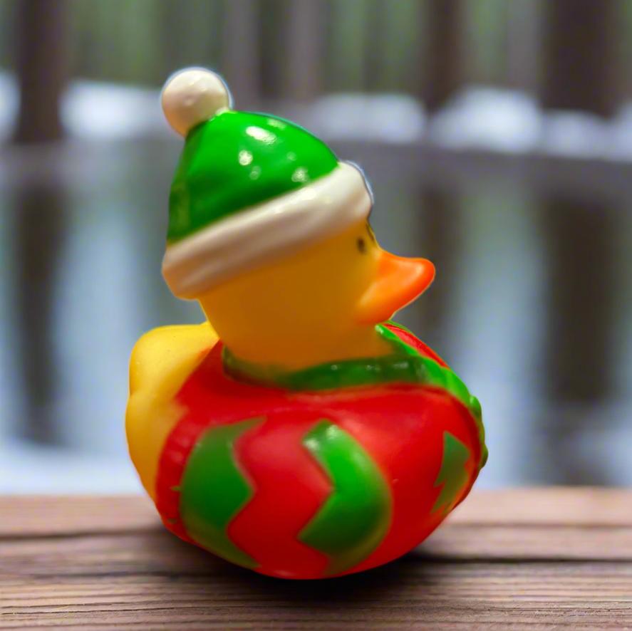 Ugly Christmas Sweater Rubber Duck