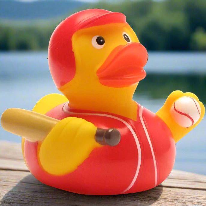 Baseball Rubber Duck