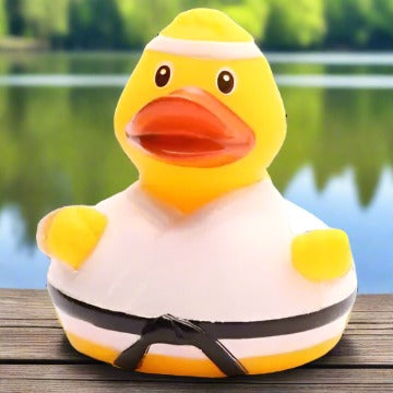 Karate Master Rubber Duck