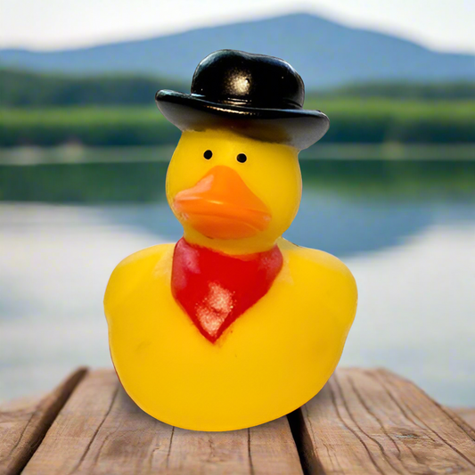 Cowboy Huckleberry Rubber Duck