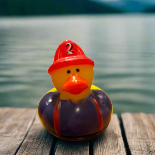 Firefighter Big Red Rubber Duck