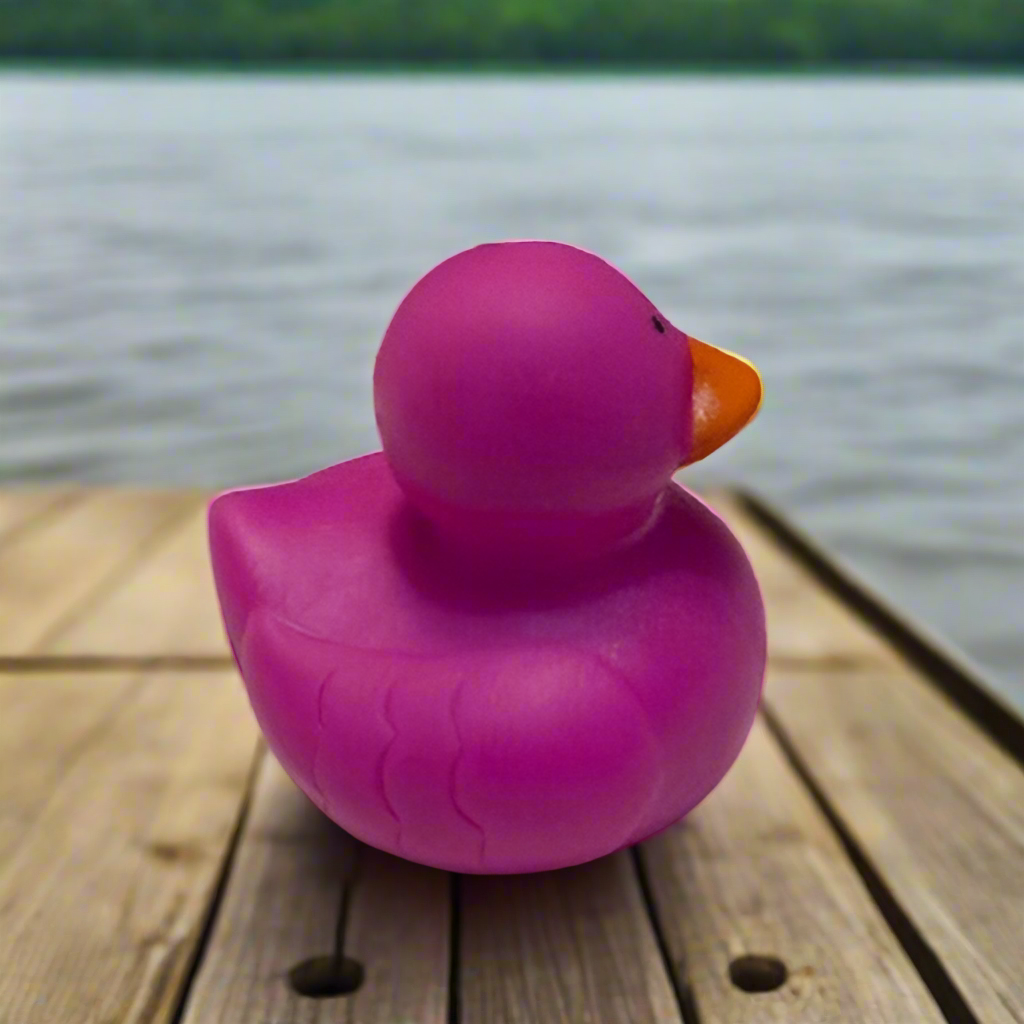 All Purple Rubber Duck