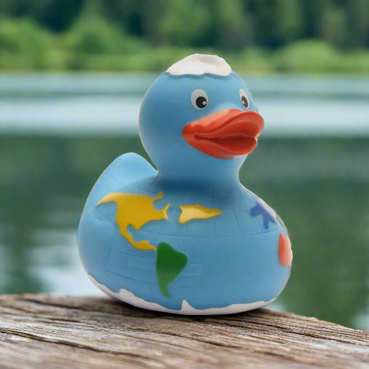 Planet Earth Rubber Ducky