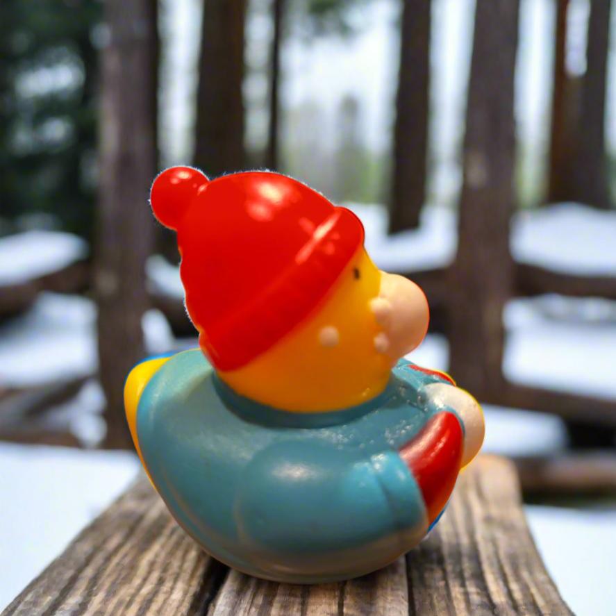 Snowball Fight Rubber Duck