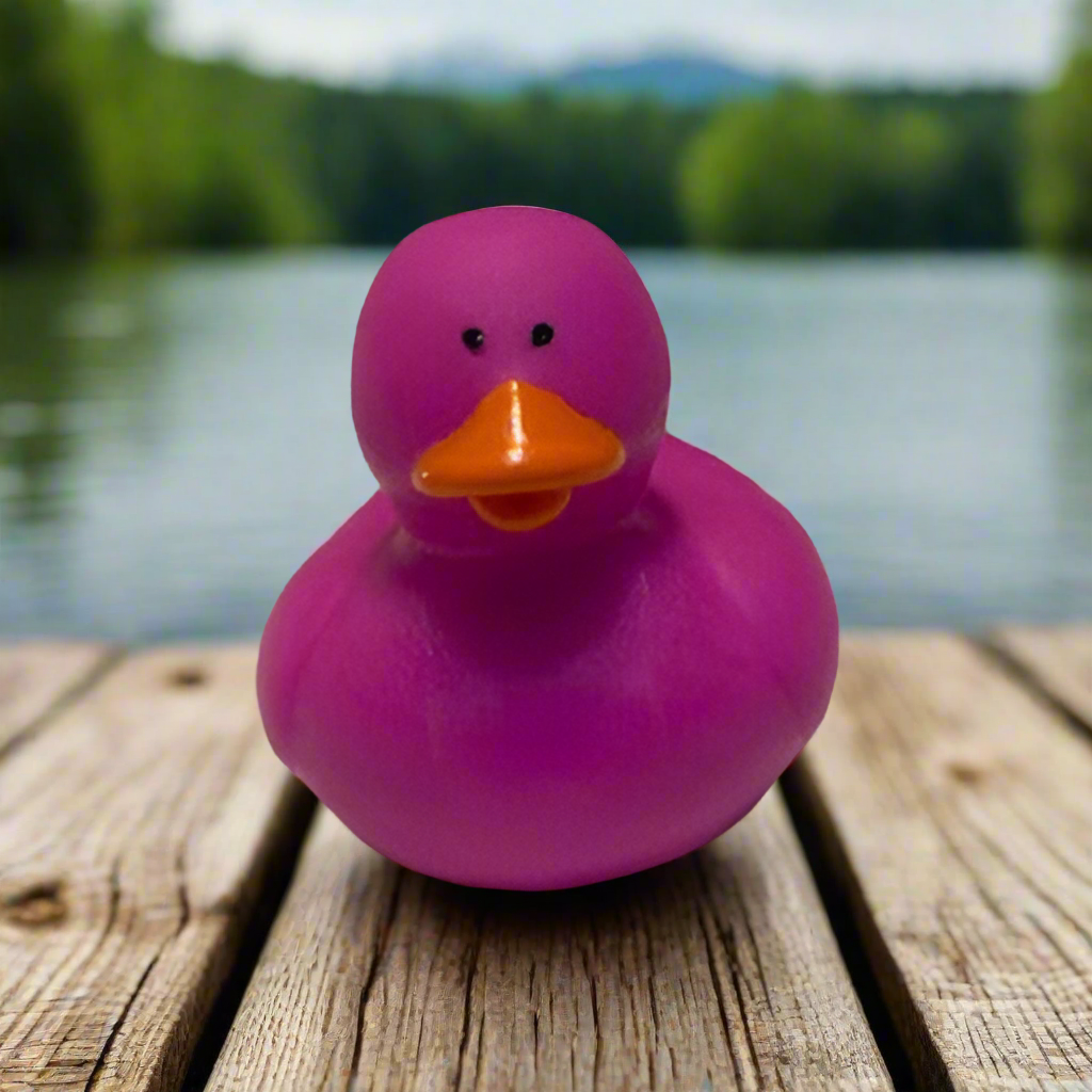 All Purple Rubber Duck