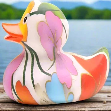 Flowers Rubber Duck