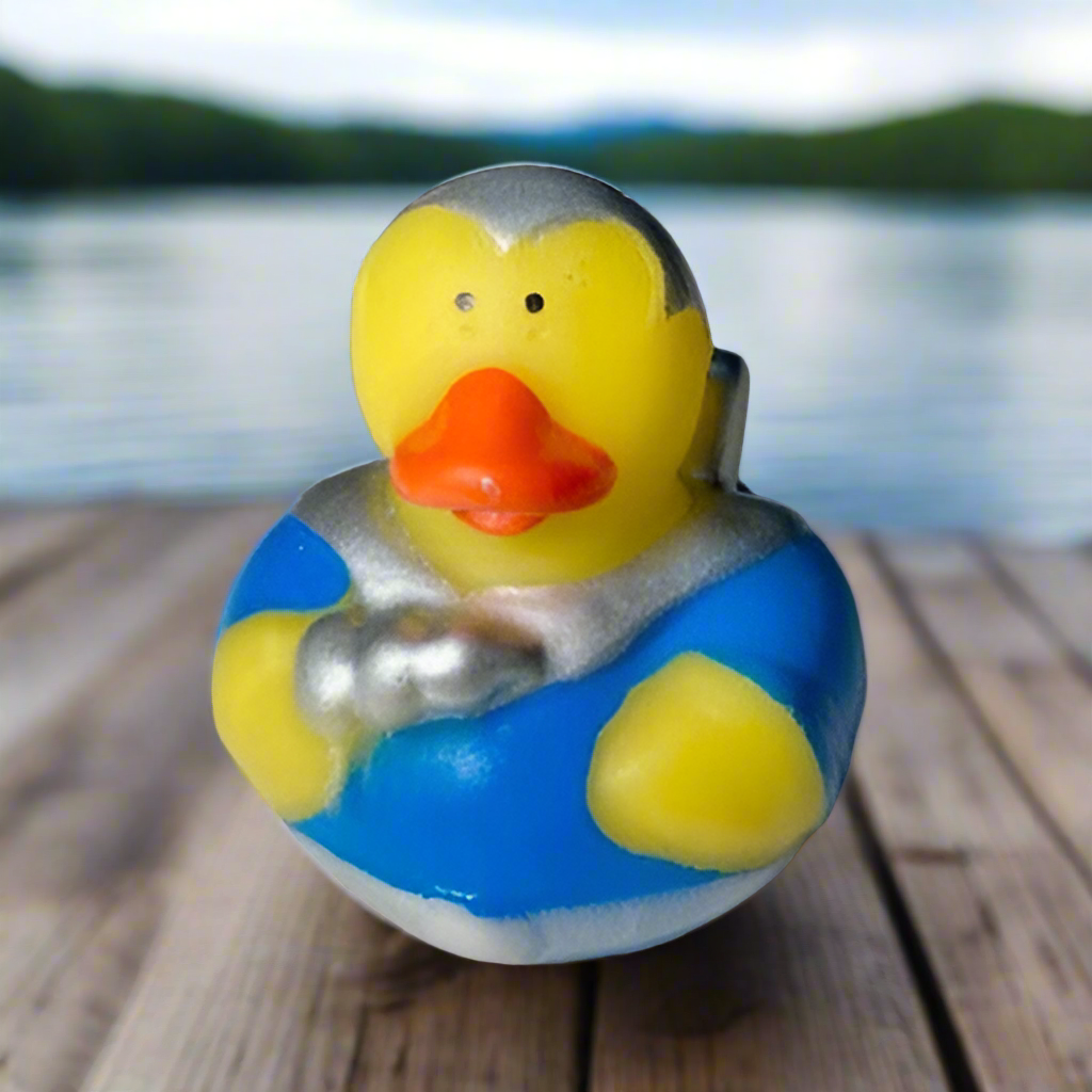 Space Cadet Blue Rubber Duck