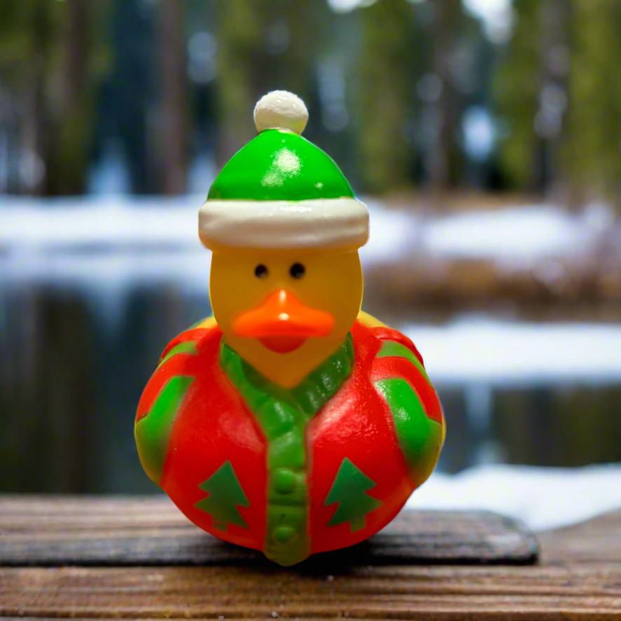 Ugly Christmas Sweater Rubber Duck