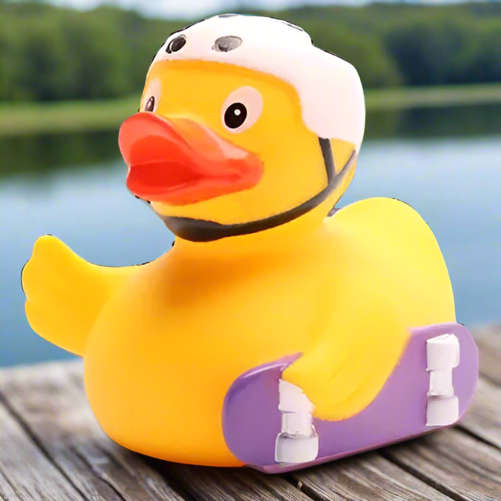 Skateboard Rubber Duck