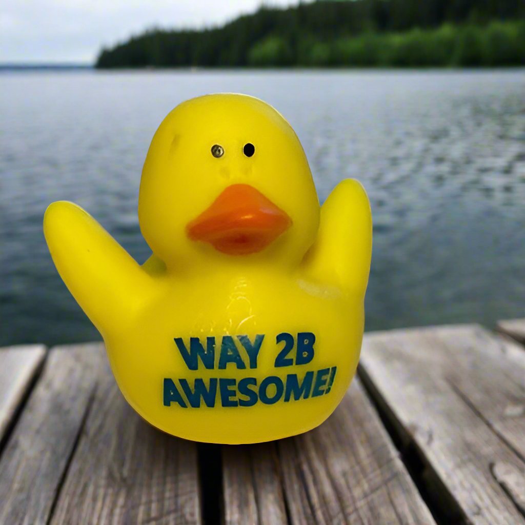 Motivational Awesome Rubber Duck