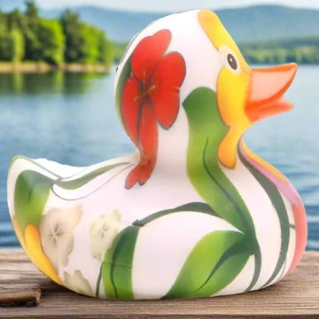 Flowers Rubber Duck