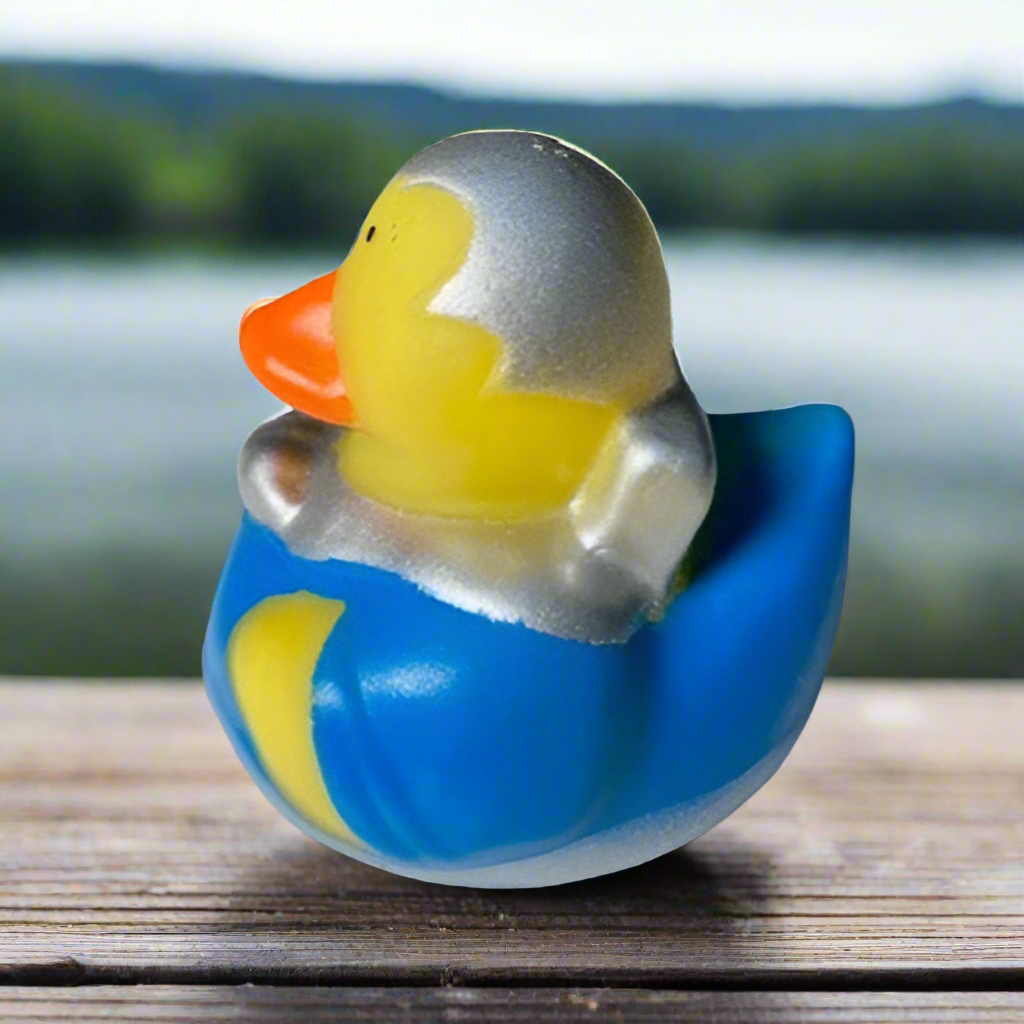 Space Cadet Blue Rubber Duck