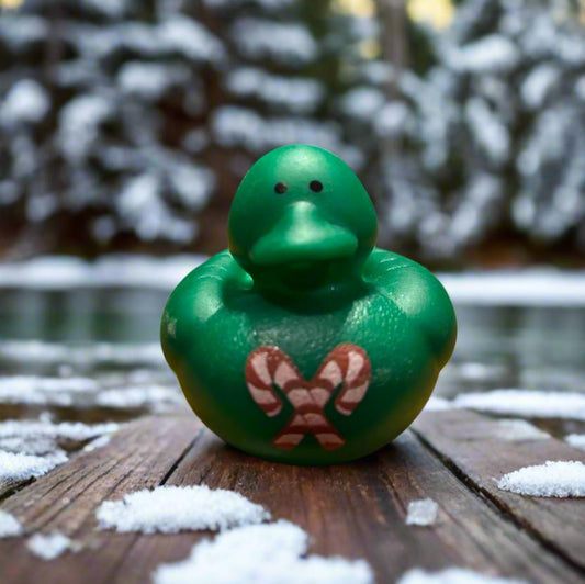 Christmas All Green Rubber Duck