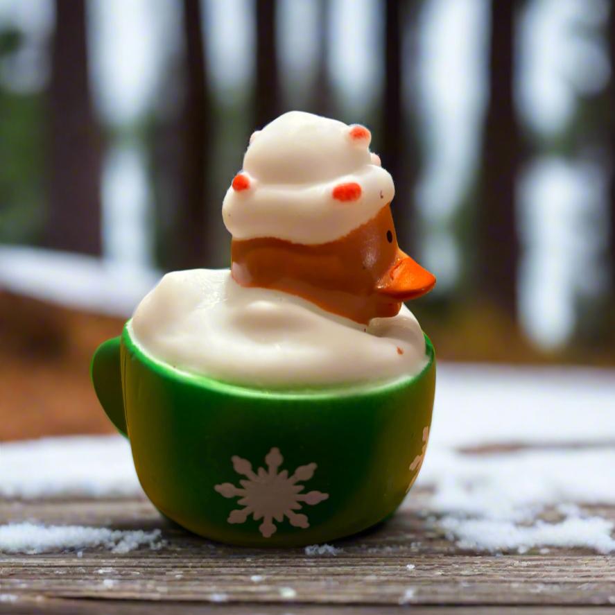 Hot Chocolate Green Rubber Duck