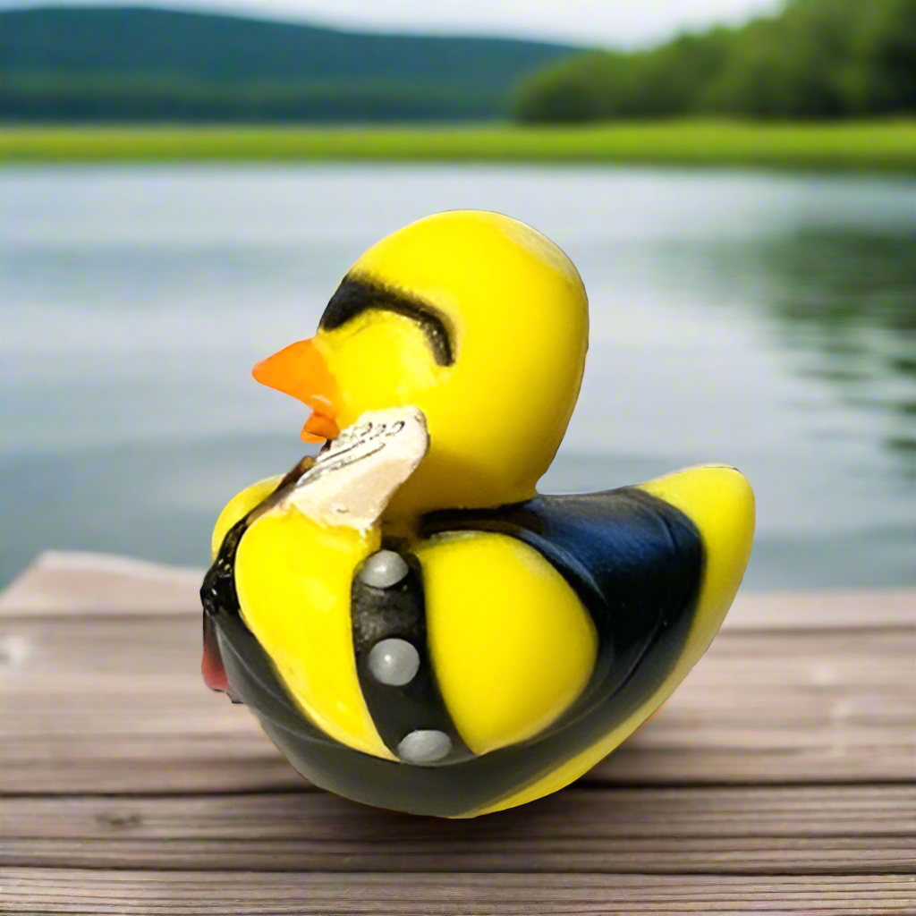 Musician Eddie Van Quacker Rubber Duck