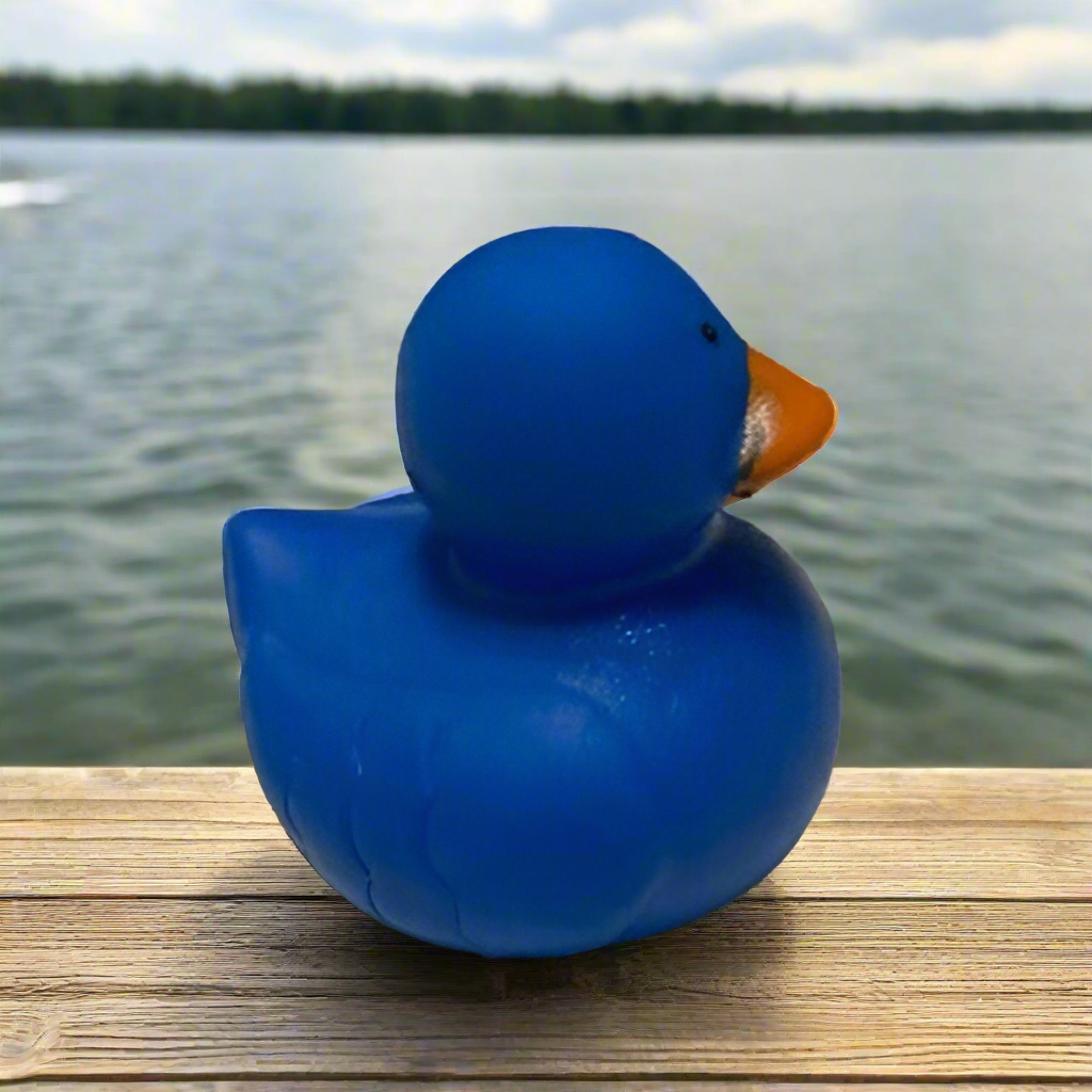 All Blue Rubber Duck