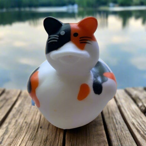 Cat Calico Rubber Duck