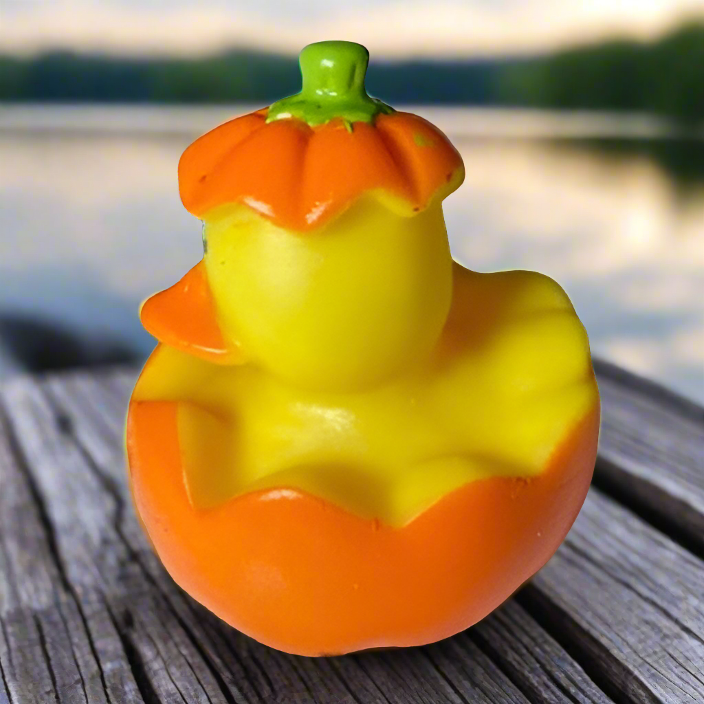 Peter Pumpkin Head Rubber Duck