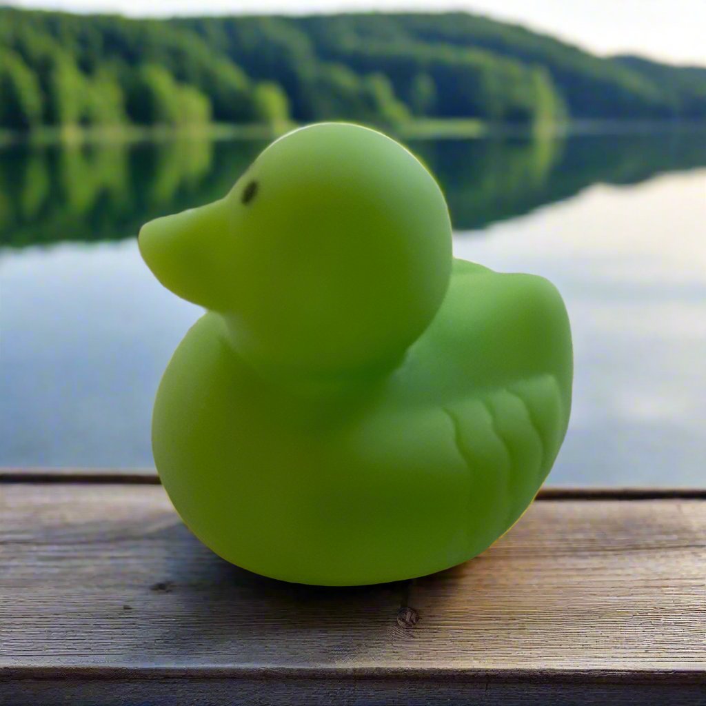 Just Green Rubber Duck